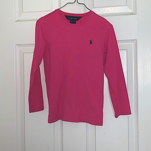 Ralph Lauren Other - Girls pink  Ralph Lauren long sleeve polo